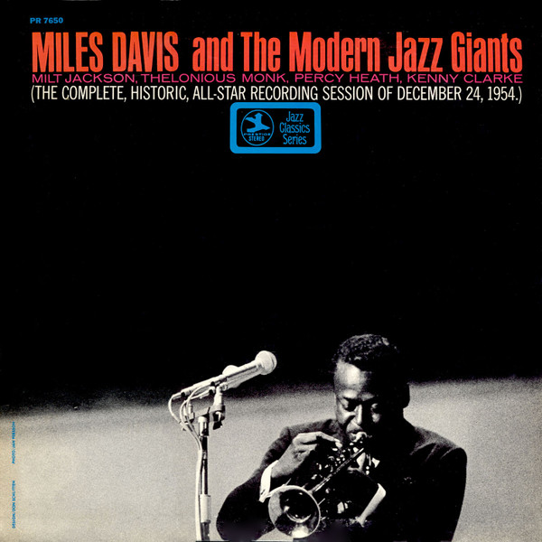 Copertina MILES DAVIS AND THE MODERN JAZZ GIANTS - SESSION, 24/12/1954