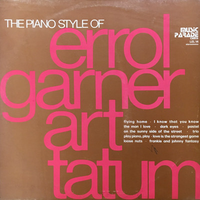 Copertina THE PIANO STYLE OF E.G. & A.T.