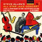 Copertina STEVE ALLEN'S ALL STAR JAZZ CONCERT-VOL.1