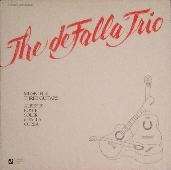 Copertina THE DE FALLA TRIO-MUSIC FOR THREE GUITARS