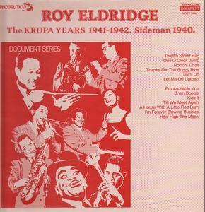 Copertina THE KRUPA YEARS 1941-42-SIDEMAN 1940