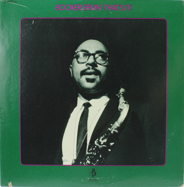 Copertina BOOKER ERVIN-THAT'S IT!