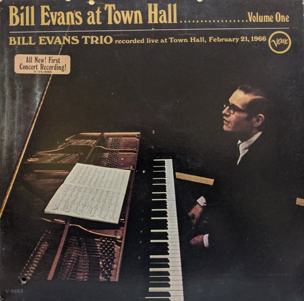 Copertina BILL EVANS AT TOWN HALL - VOL ONE  (GATEFOLD)