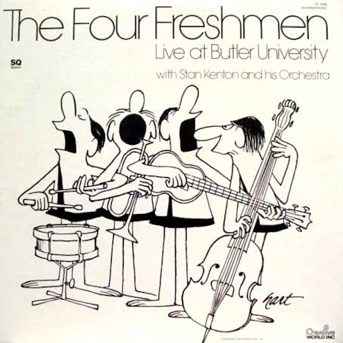 Copertina LIVE AT BUTLER UNIVERSITY WHIT STAN KENTON ORCH.