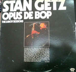 Copertina OPUS DE BOP - THE SAVOY SESSIONS