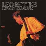 Copertina LIVE IN EUROPE
