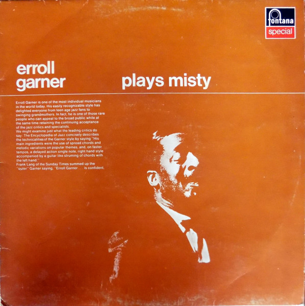 Copertina PLAYS MISTY