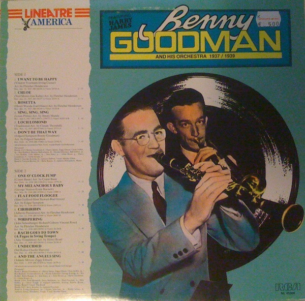 Copertina BENNY GOODMAN 1937-1939
