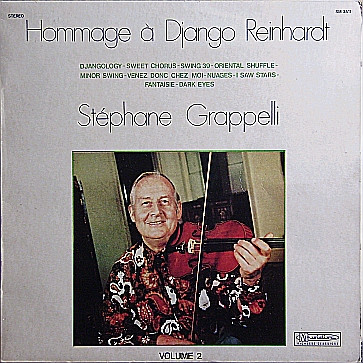 Copertina HOMMAGE A DJANGO REINHARDT