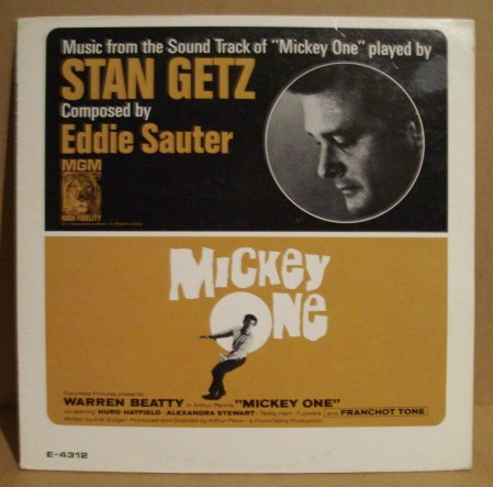 Copertina MICKEY ONE-STAN GETZ,MUSIC COMPOSED BY EDDIE SAUTER