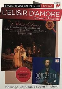 Copertina ELISIR D'AMORE (L') - DOMINGO/COTRUBAS/SCOTTO - PRITCHARD