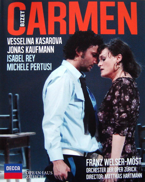 Copertina CARMEN-KASAROVA/KAUFMANN-OPERN-IAUS ZURIGO