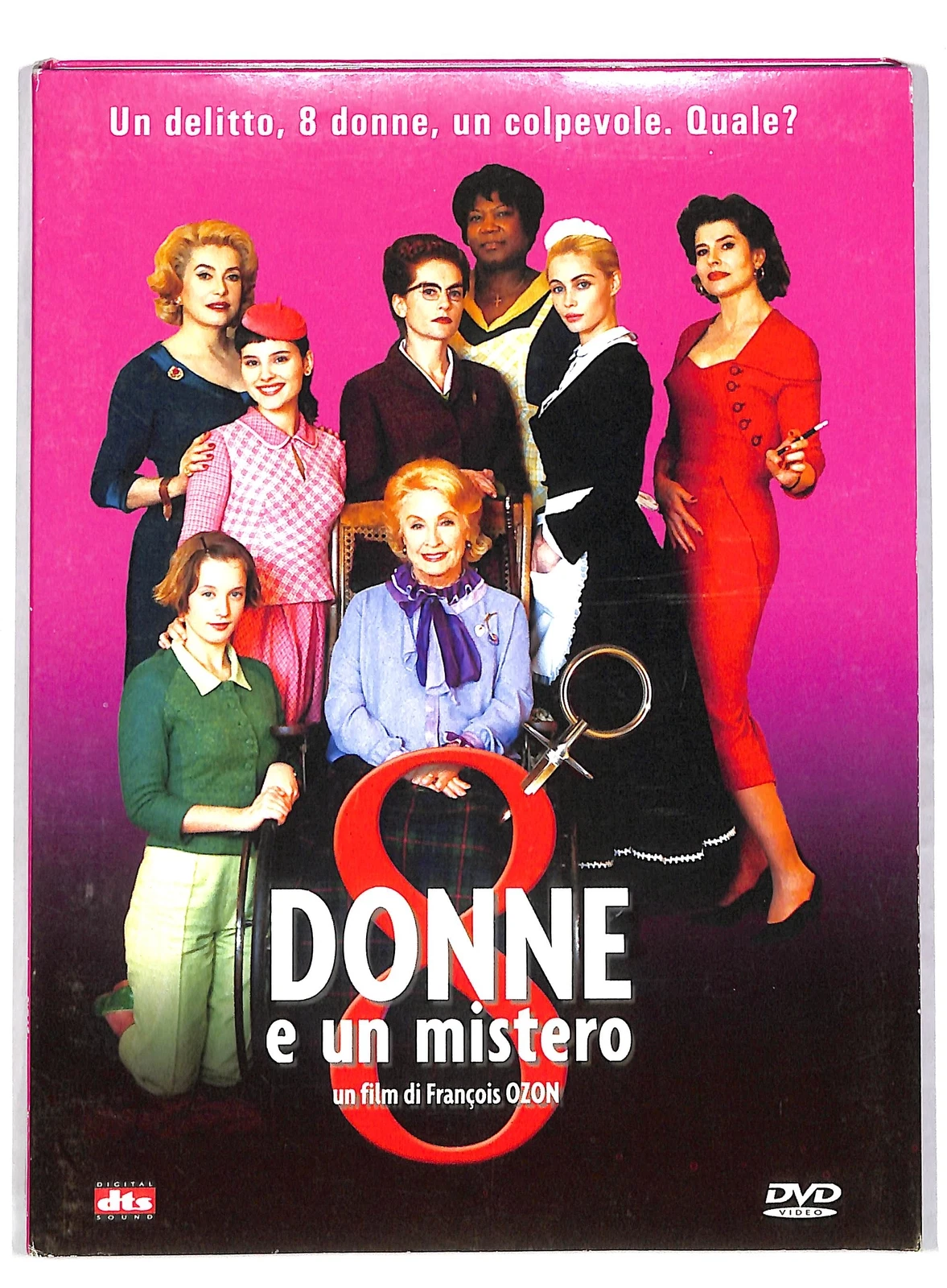 Copertina 8 DONNE E UN MISTERO - ARDANT/DENEUVE/HUPPERT