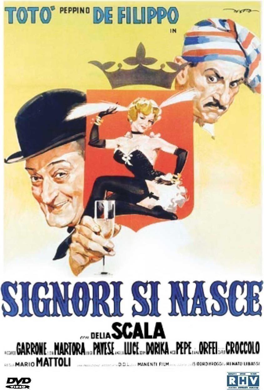Copertina SIGNORI SI NASCE - TOTO' / DE FILIPPO