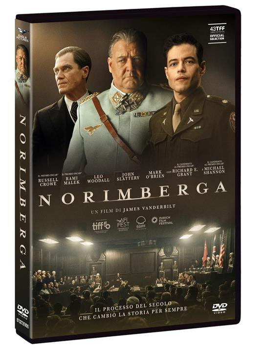 Copertina NORIMBERGA -CROWE/MALEK