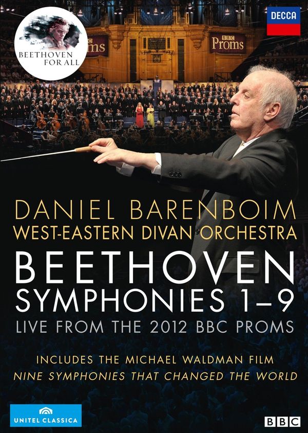 Copertina SINFONIE N.1-9,LIVE FROM THE 2012 BBC PROMS-BARENBOIM/WEST-EASTERN DIVAN ORCH.