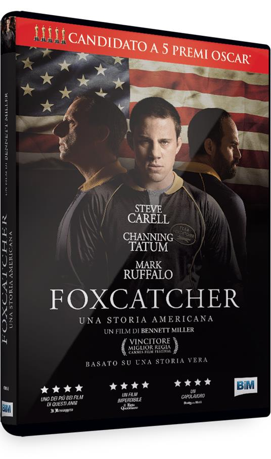 Copertina FOXCATCHER-CARELL/TATUM/RUFFALO