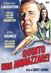 Copertina QUINTO NON AMMAZZARE!-LAUGHTON/RAINES