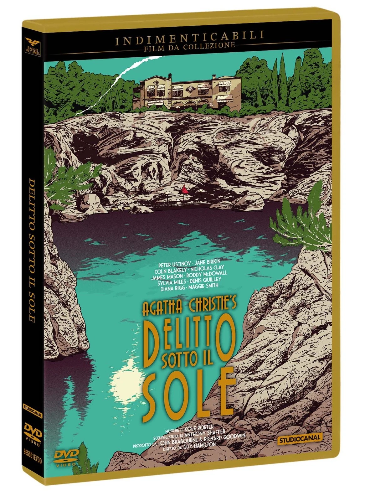Copertina DELITTO SOTTO IL SOLE - USTINOV/BIRKIN