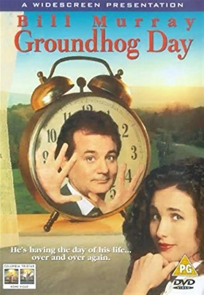 Copertina GROUNDHOG DAY / RICOMINCIO DA CAPO - MURRAY/MAC DOWELL - [EDIZIONE: REGNO UNITO] [LINGUA ITALIANA]