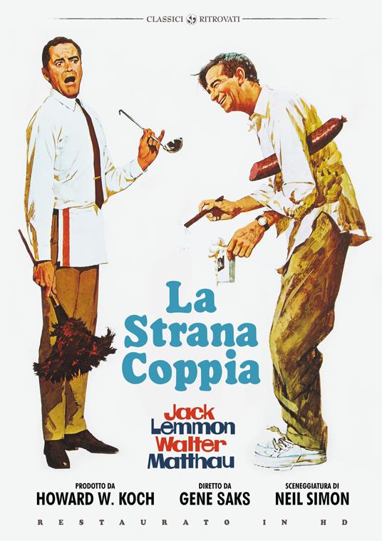 Copertina STRANA COPPIA (LA) (RESTAURATO IN HD) - MATTHAU/LEMMON