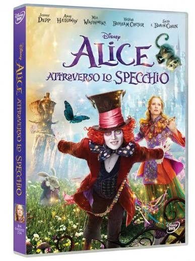 Copertina ALICE ATTRAVERSO LO SPECCHIO-DEPP/HATHAWAY