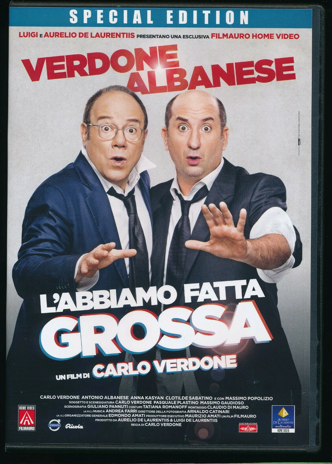 Copertina L'ABBIAMO FATTA GROSSA -VERDONE/ALBNESE