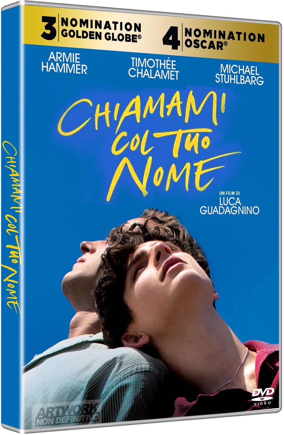 Copertina CHIAMAMI COL TUO NOME - HAMMER/CHALAMET/STUHLBARG