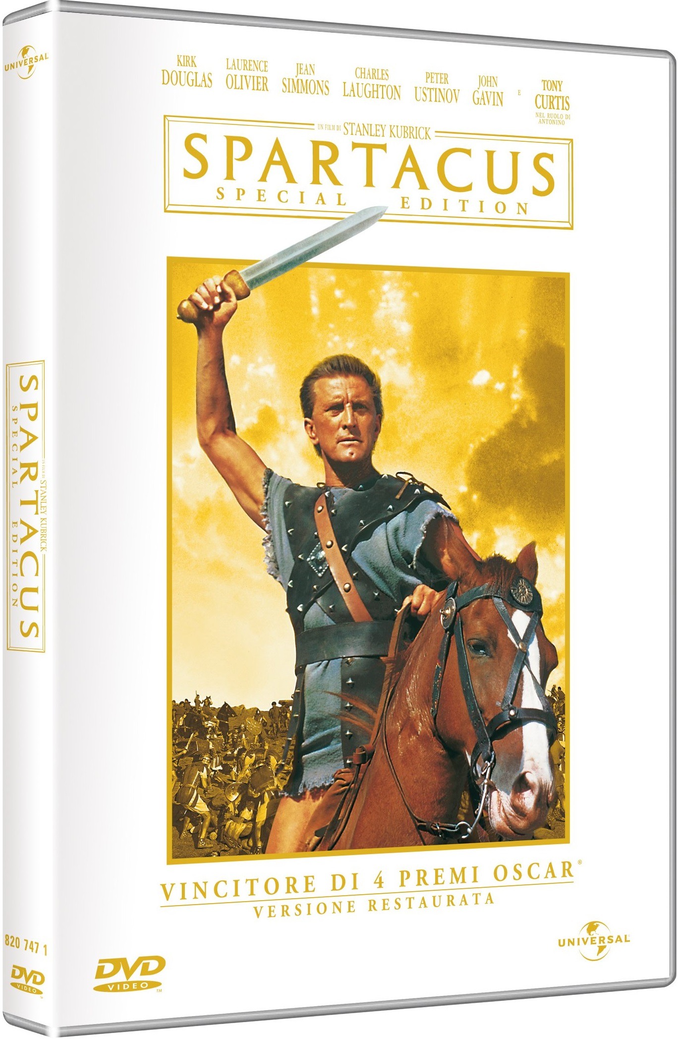 Copertina SPARTACUS - DOUGLAS/OLIVIER/SIMMONS