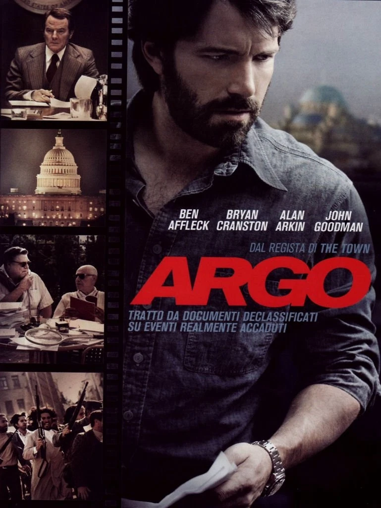 Copertina ARGO -AFFLECK/CRANSTON/ARKIN/GOODMAN