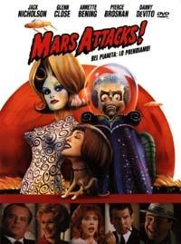 Copertina MARS ATTACKS ! -NICHOLSON/CLOSE/BENING/BROSNAN/DE VITO