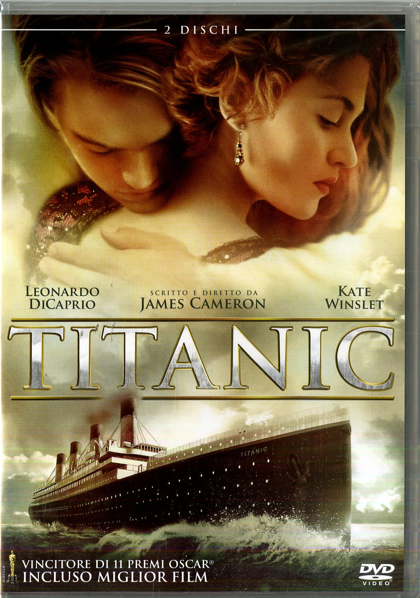 Copertina TITANIC-DI CAPRIO/WINSLET