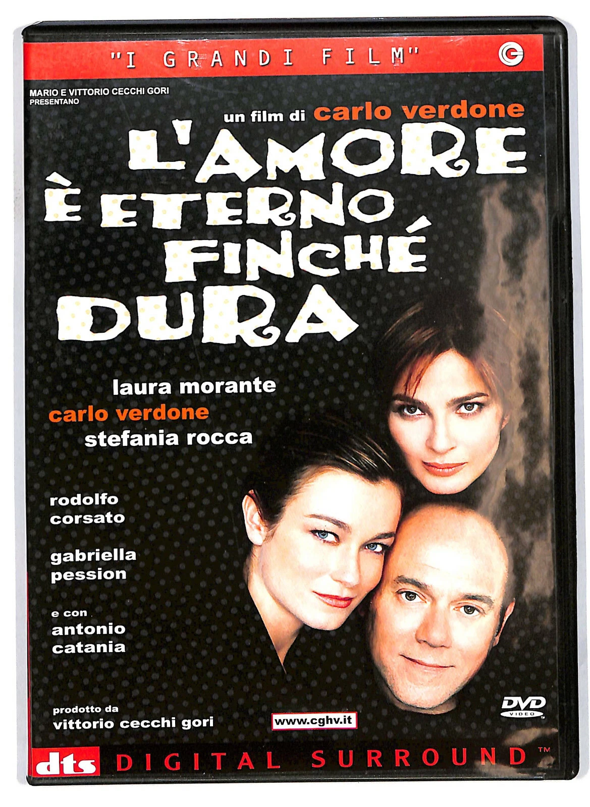 Copertina AMORE E' ETERNO FINCHE' DURA (L') -VERDONE/MORANTE/ROCCA