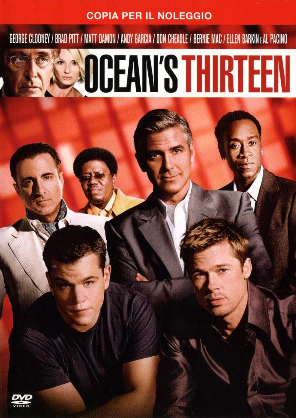 Copertina OCEAN'S THIRTEEN- CLOONEY/DAMON/GARCIA/PITT/ROBERTS