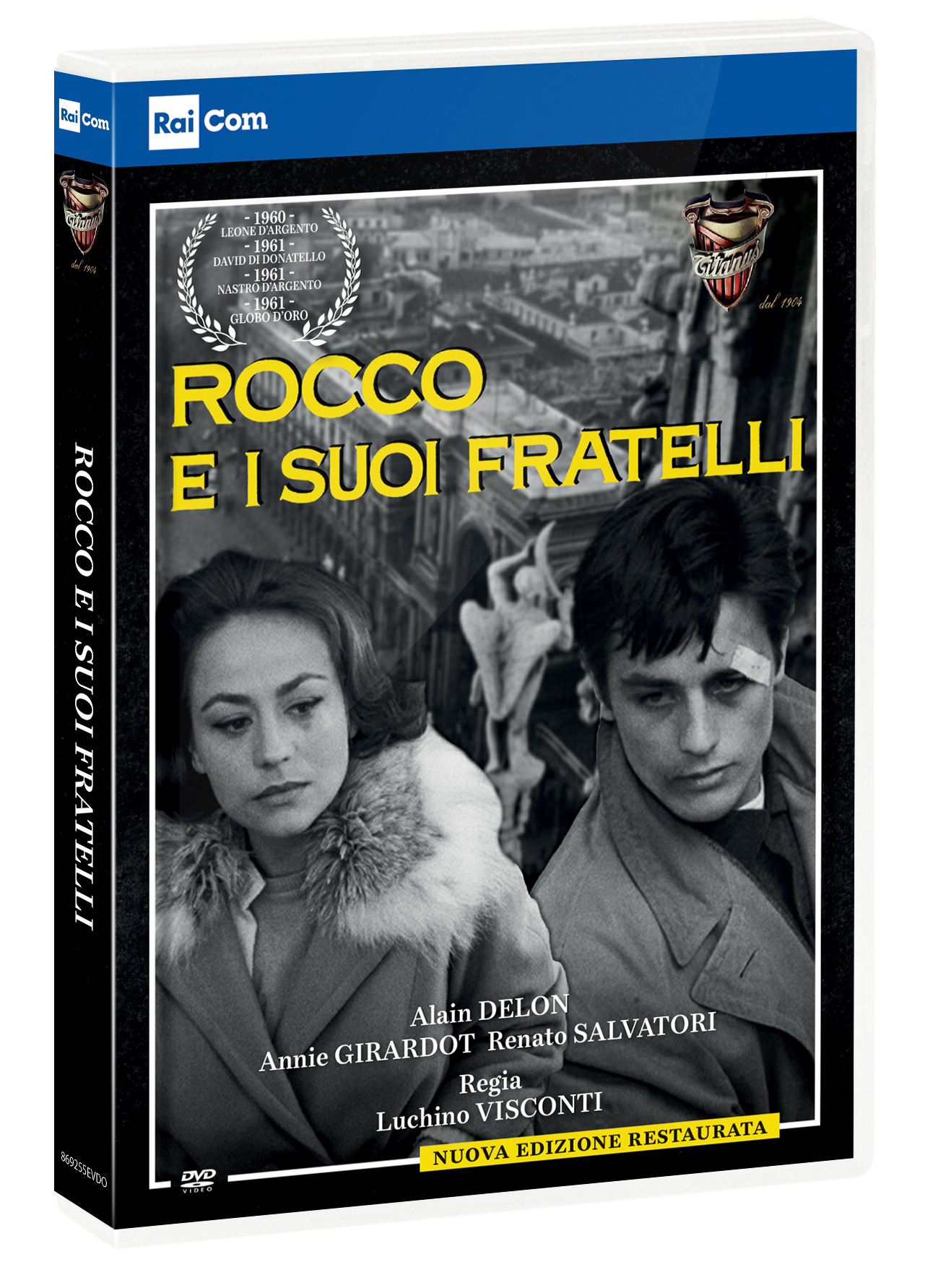 Copertina ROCCO E I SUOI FRATELLI - DELON - CARDINALE - SALVATORI - GIRARDOT - VISCONTI LUCHINO