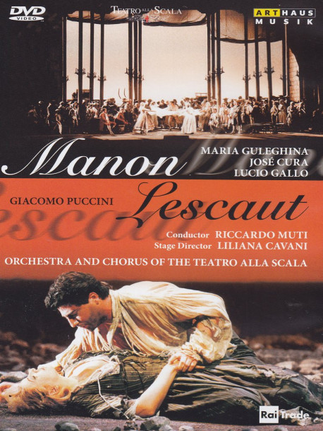 Copertina MANON LESCAUT -GULEGHINA/CURA/GALLO -MUTI (ORCHESTRA E CORO DEL TEATRO ALLA SCALA)