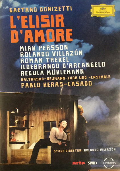 Copertina L'ELISIR D'AMORE-VILLAZON/PERSSON-HERAS-CASADO