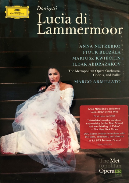 Copertina LUCIA DI LAMMERMOOR - NETREBKO/BECZALA ARMILLATO MET