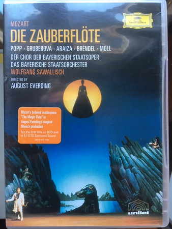Copertina FLAUTO MAGICO (IL) -POPP/GRUBEROVA/ARAIZA/BRENDEL -SAWALLISCH