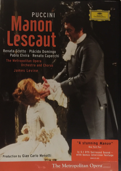 Copertina MANON LESCAUT-SCOTTO/DOMINGO-LEVINE