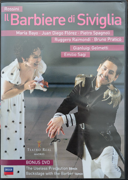Copertina BARBIERE DI SIVIGLIA (IL) -FLOREZ/BAYO/RAIMONDI/GELMETTI