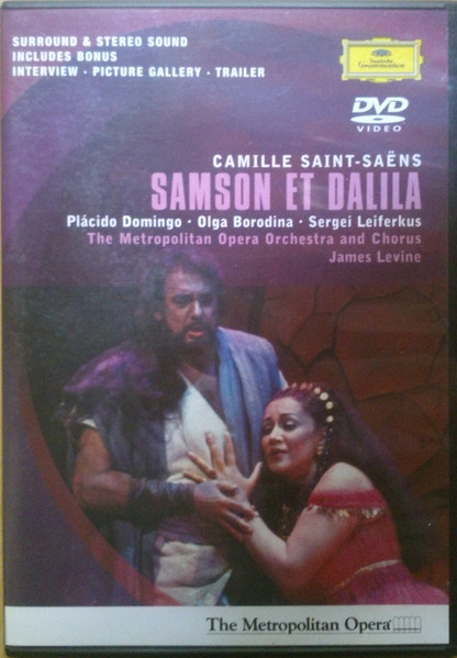 Copertina SAMSON ET DALILA-DOMINGO/LEVINE