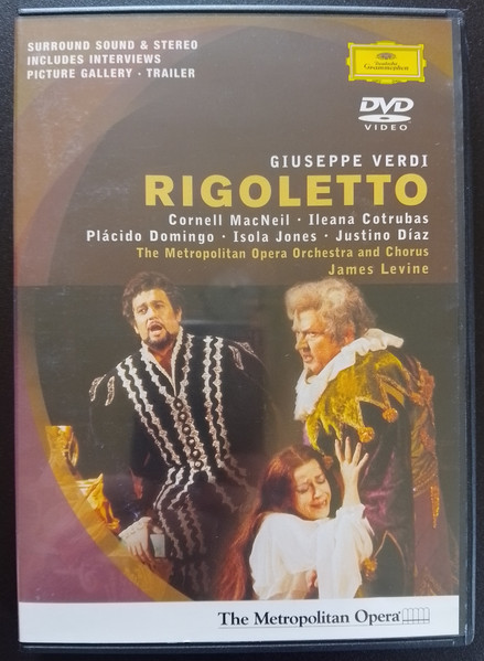 Copertina RIGOLETTO -MACNEIL/COTRUBAS/LEVINE