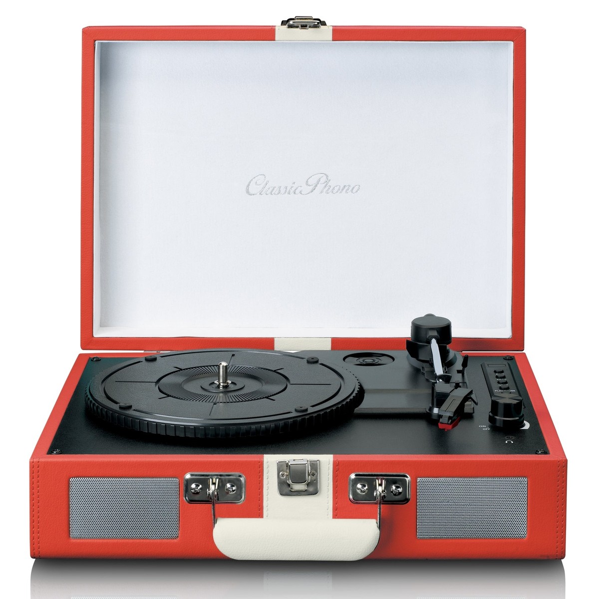Copertina TT 110 - FONOVALIGIA - 3 VELOCITA' - BLUETOOTH - ROSSO