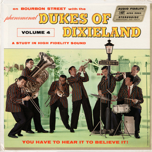 Copertina DUKES OF DIXIELAND ON BOURBON STREET-VOL.4